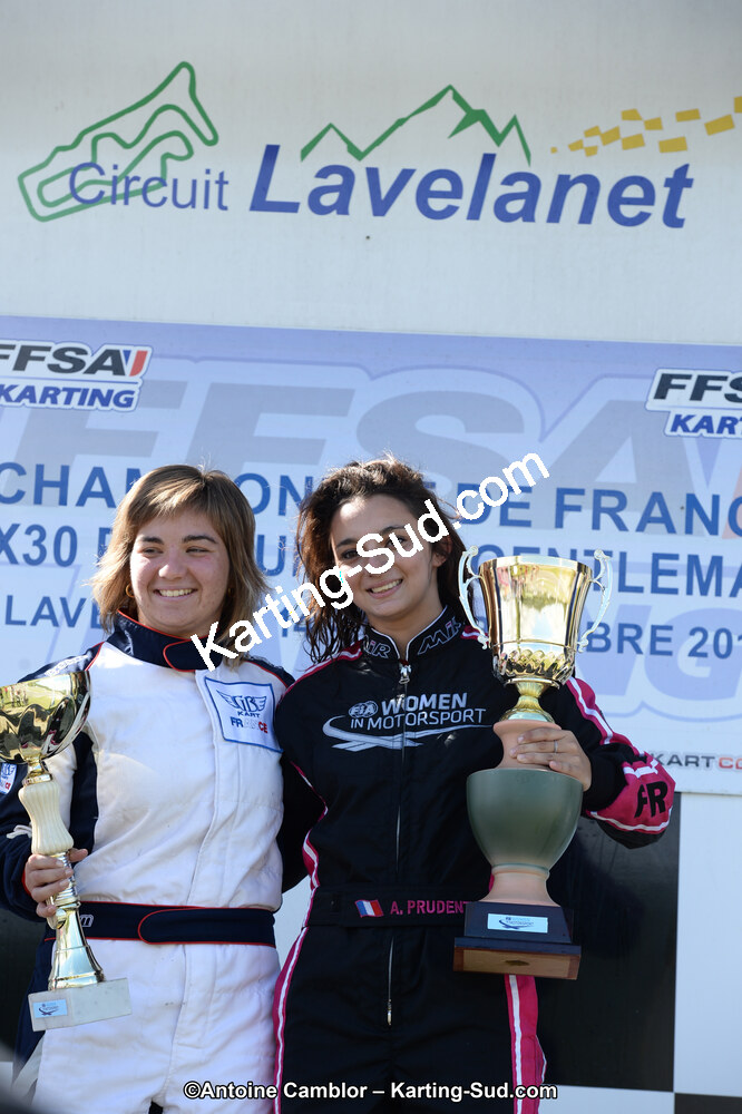Adeline PRUDENT — 15/09/2013 : Championnat de France X30 et X30 Gentleman à Lavelanet (Photos Antoine Camblor) 2013 — karting