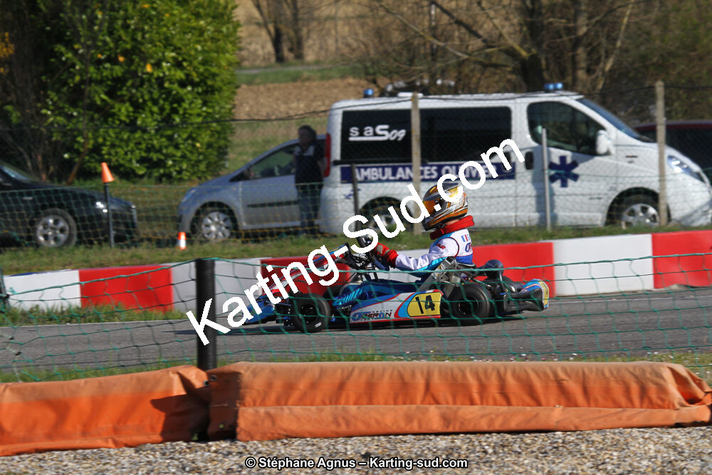 16/03/2014 : 1ère manche du Championnat du Sud à Lavelanet (Photos Stéphane Agnus) 2014 — karting
