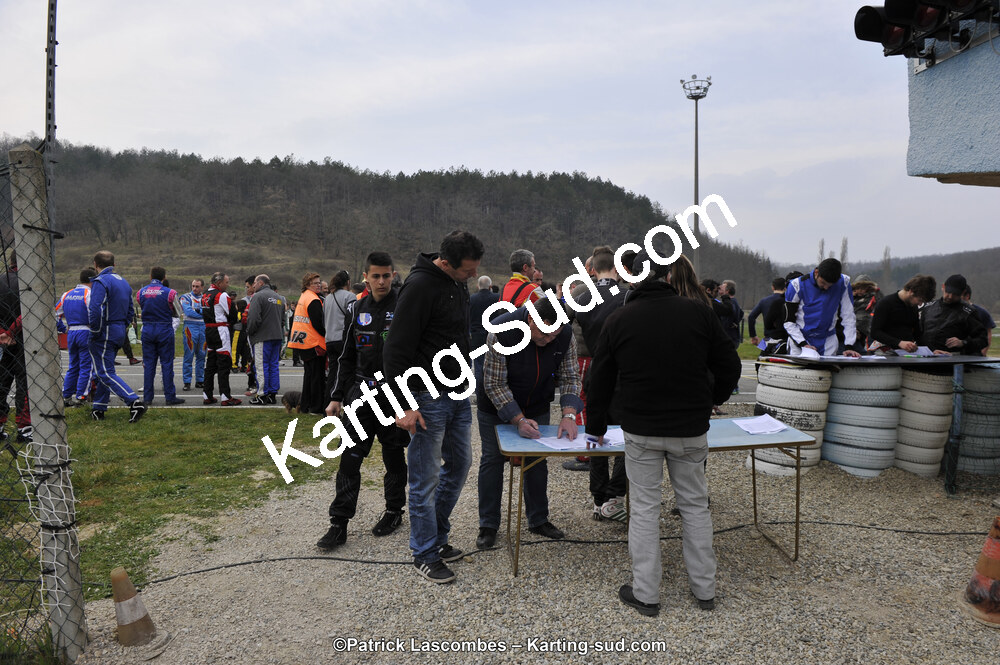 16/03/2014 : 1ère manche du Championnat du Sud à Lavelanet (Photos Patrick Lascombes) 2014 — karting
