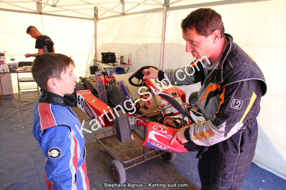 Killian MONTANDRAUD, Patrick MONTANDRAUD — 06/04/2014 : 2ème manche du Championnat du Sud à Ganges (Photos Stéphane Agnus) 2014 — karting