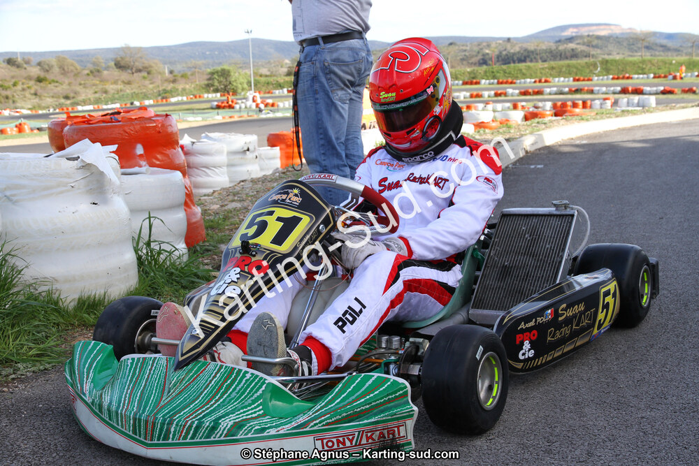 Axel POLI — 06/04/2014 : 2ème manche du Championnat du Sud à Ganges (Photos Stéphane Agnus) 2014 — karting