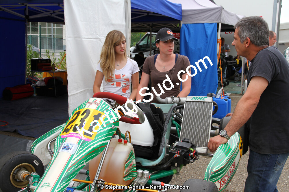 Eleanor BESSET — 11/05/2014 : 4ème manche du Championnat du Sud à Alès (Photos Stéphane Agnus) 2014 — karting
