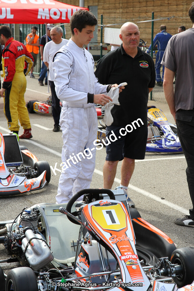 Luc PORTARIES — 11/05/2014 : 4ème manche du Championnat du Sud à Alès (Photos Stéphane Agnus) 2014 — karting