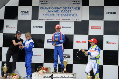 13/07/2014 : Championnat de France Minime / Cadet / Féminin à Lavelanet (Photos Antoine Camblor) 2014 — karting