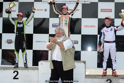 Adam ETEKI, Romann HEEREBOUT, Théo POURCHAIRE — 13/07/2014 : Championnat de France Minime / Cadet / Féminin à Lavelanet (Photos Antoine Camblor) 2014 — karting