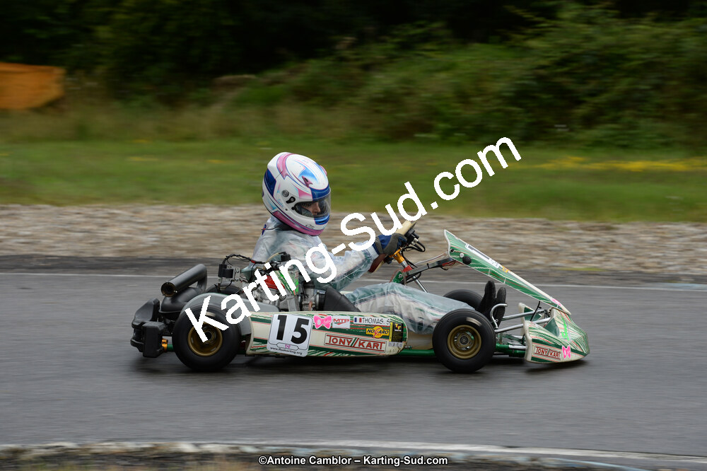 Sandra THOMAS — 13/07/2014 : Championnat de France Minime / Cadet / Féminin à Lavelanet (Photos Antoine Camblor) 2014 — karting