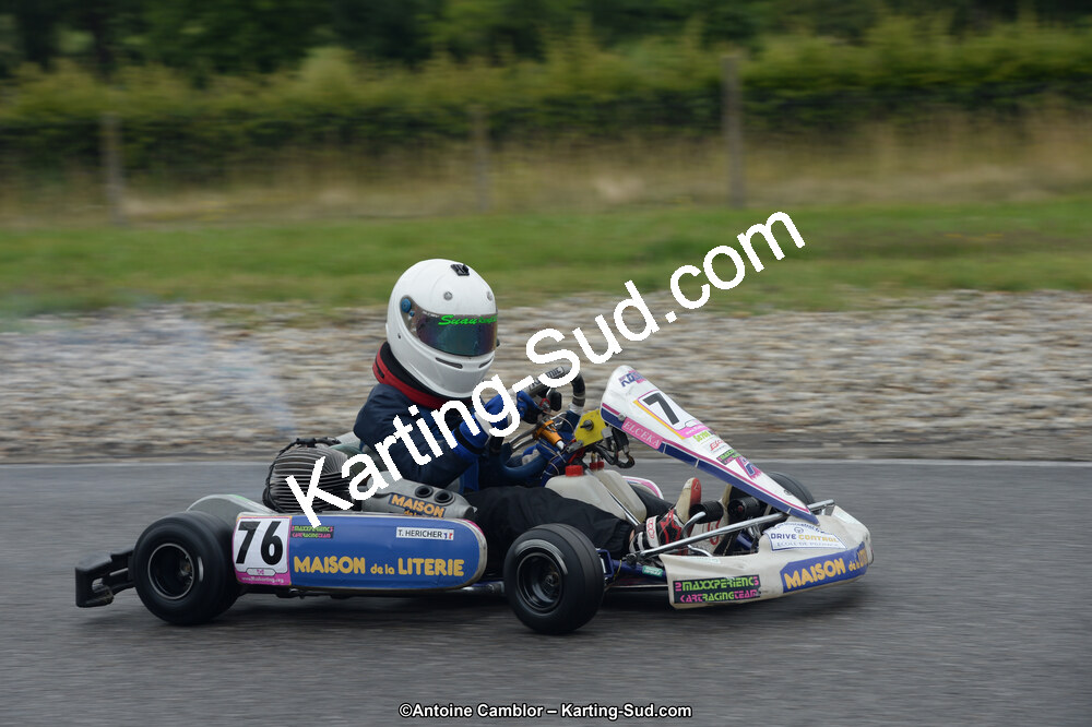 Théo HERICHER — 13/07/2014 : Championnat de France Minime / Cadet / Féminin à Lavelanet (Photos Antoine Camblor) 2014 — karting