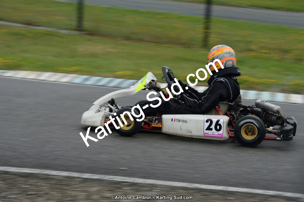 Tom VIDAL — 13/07/2014 : Championnat de France Minime / Cadet / Féminin à Lavelanet (Photos Antoine Camblor) 2014 — karting
