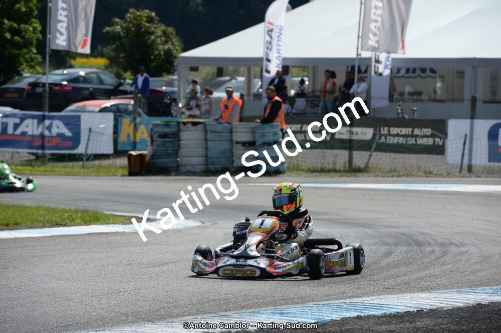 Théo POURCHAIRE — 13/07/2014 : Championnat de France Minime / Cadet / Féminin à Lavelanet (Photos Antoine Camblor) 2014 — karting