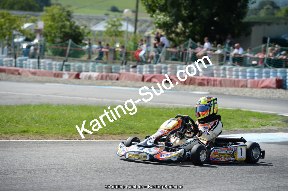 Théo POURCHAIRE — 13/07/2014 : Championnat de France Minime / Cadet / Féminin à Lavelanet (Photos Antoine Camblor) 2014 — karting