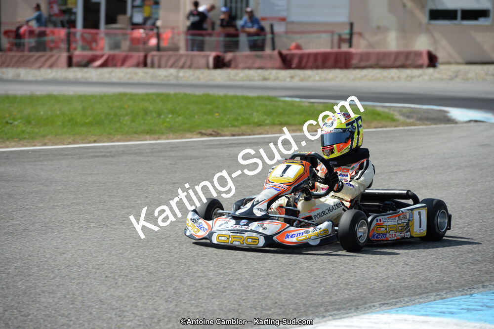 Théo POURCHAIRE — 13/07/2014 : Championnat de France Minime / Cadet / Féminin à Lavelanet (Photos Antoine Camblor) 2014 — karting
