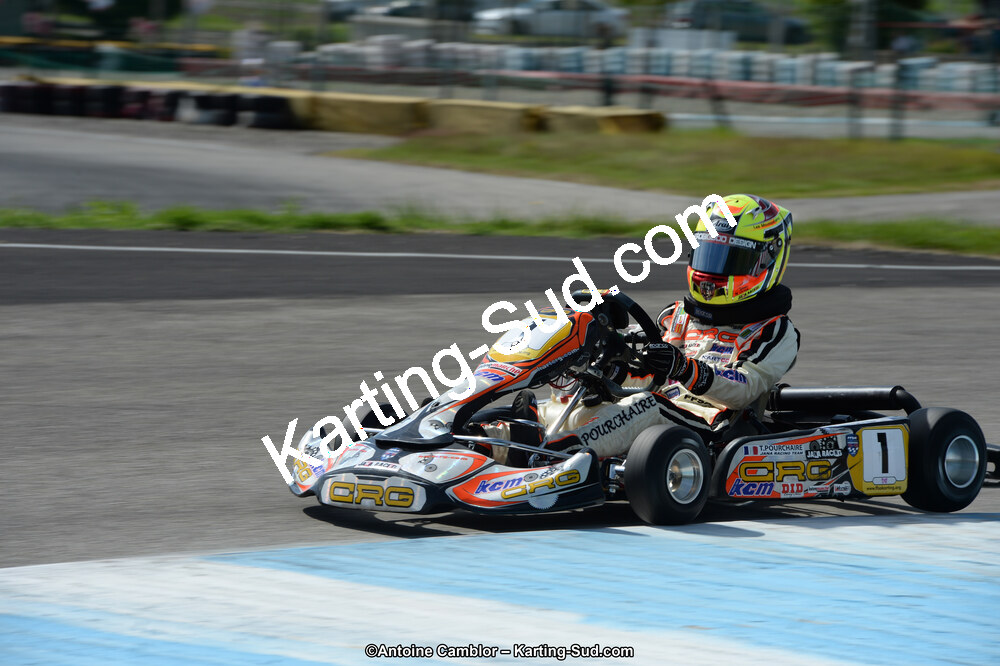 Théo POURCHAIRE — 13/07/2014 : Championnat de France Minime / Cadet / Féminin à Lavelanet (Photos Antoine Camblor) 2014 — karting