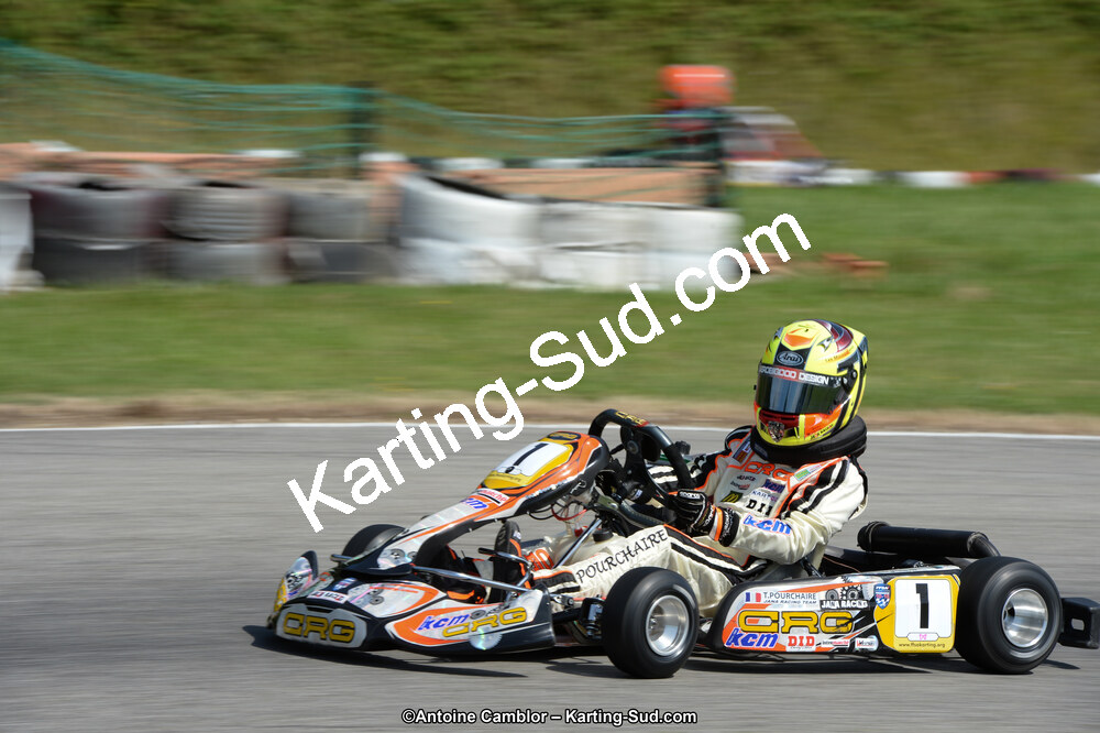 Théo POURCHAIRE — 13/07/2014 : Championnat de France Minime / Cadet / Féminin à Lavelanet (Photos Antoine Camblor) 2014 — karting