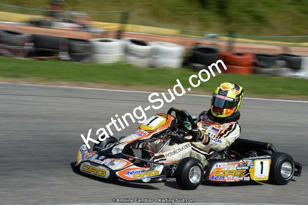 Théo POURCHAIRE — 13/07/2014 : Championnat de France Minime / Cadet / Féminin à Lavelanet (Photos Antoine Camblor) 2014 — karting