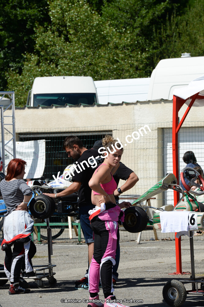 Olivia PAREDE — 13/07/2014 : Championnat de France Minime / Cadet / Féminin à Lavelanet (Photos Antoine Camblor) 2014 — karting