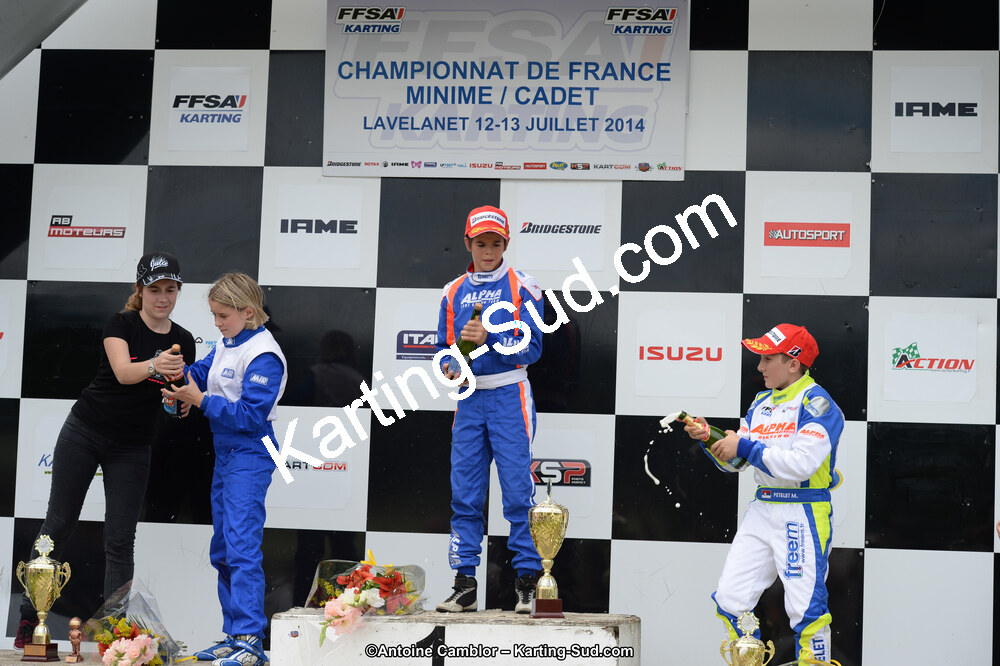 13/07/2014 : Championnat de France Minime / Cadet / Féminin à Lavelanet (Photos Antoine Camblor) 2014 — karting