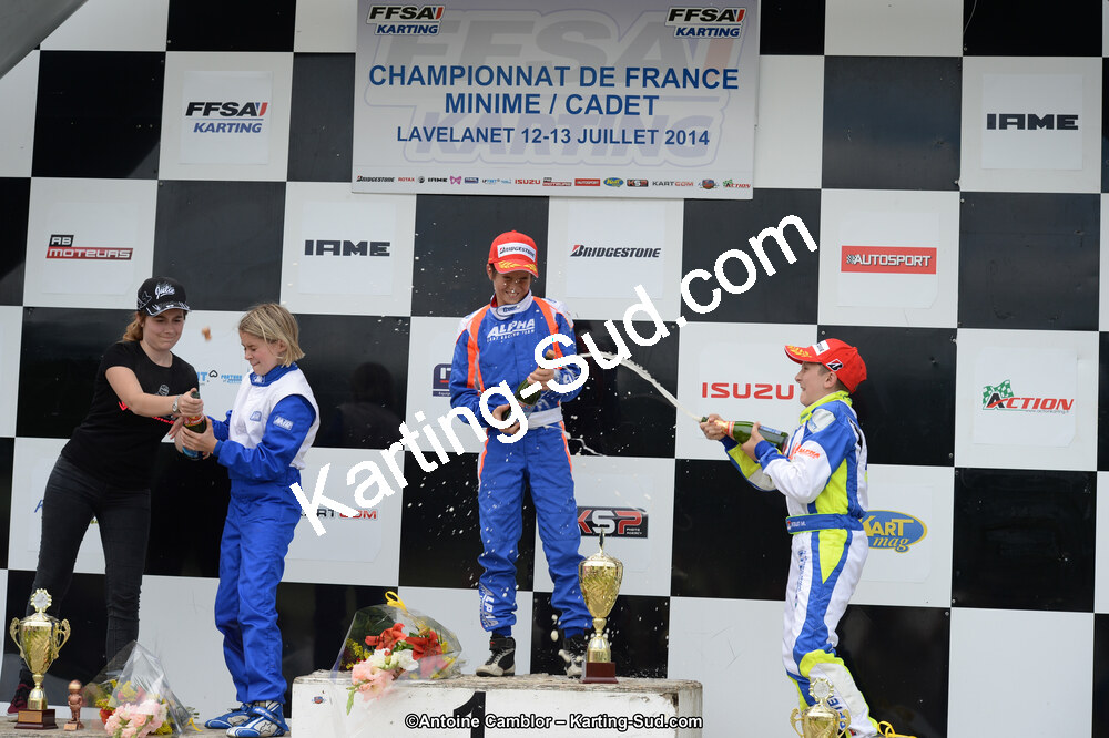 13/07/2014 : Championnat de France Minime / Cadet / Féminin à Lavelanet (Photos Antoine Camblor) 2014 — karting