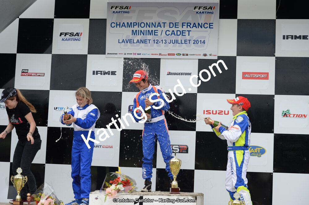 13/07/2014 : Championnat de France Minime / Cadet / Féminin à Lavelanet (Photos Antoine Camblor) 2014 — karting