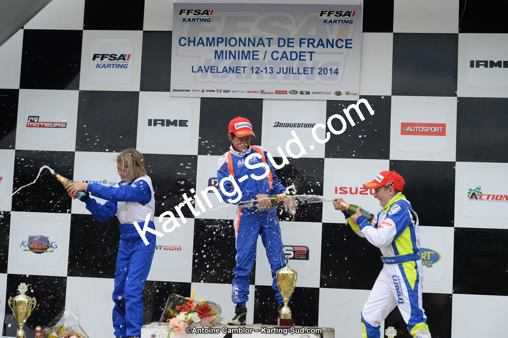 13/07/2014 : Championnat de France Minime / Cadet / Féminin à Lavelanet (Photos Antoine Camblor) 2014 — karting
