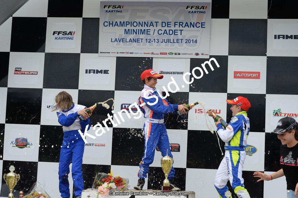 13/07/2014 : Championnat de France Minime / Cadet / Féminin à Lavelanet (Photos Antoine Camblor) 2014 — karting