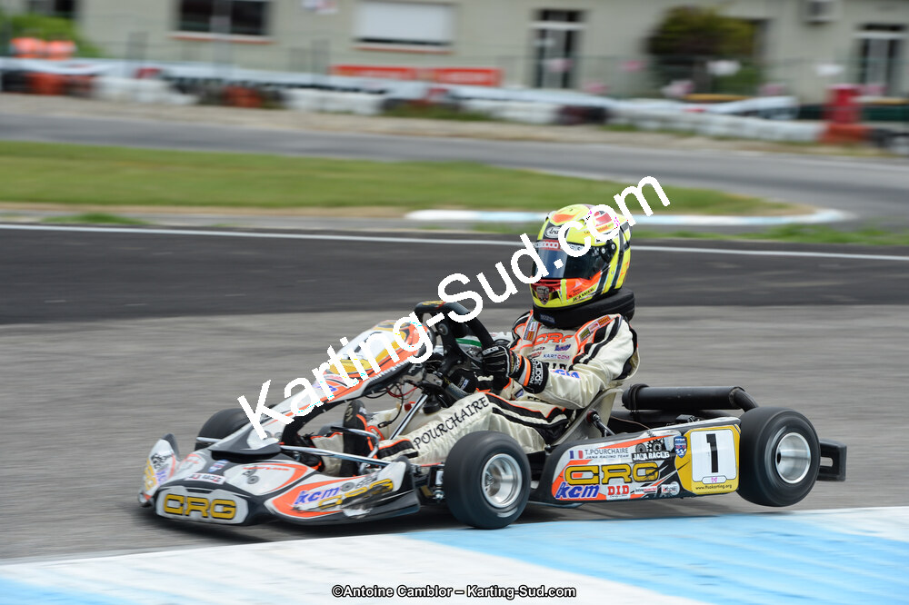Théo POURCHAIRE — 13/07/2014 : Championnat de France Minime / Cadet / Féminin à Lavelanet (Photos Antoine Camblor) 2014 — karting