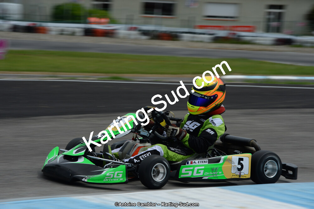 Adam ETEKI — 13/07/2014 : Championnat de France Minime / Cadet / Féminin à Lavelanet (Photos Antoine Camblor) 2014 — karting