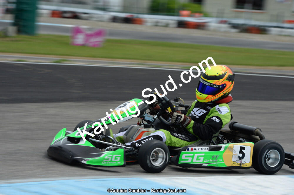 Adam ETEKI — 13/07/2014 : Championnat de France Minime / Cadet / Féminin à Lavelanet (Photos Antoine Camblor) 2014 — karting