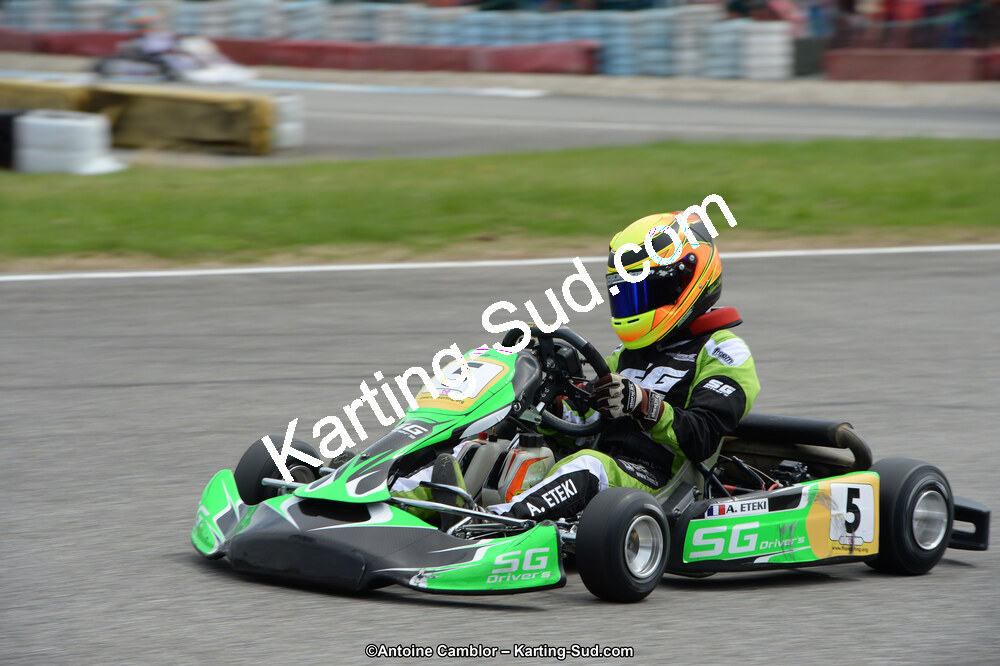 Adam ETEKI — 13/07/2014 : Championnat de France Minime / Cadet / Féminin à Lavelanet (Photos Antoine Camblor) 2014 — karting