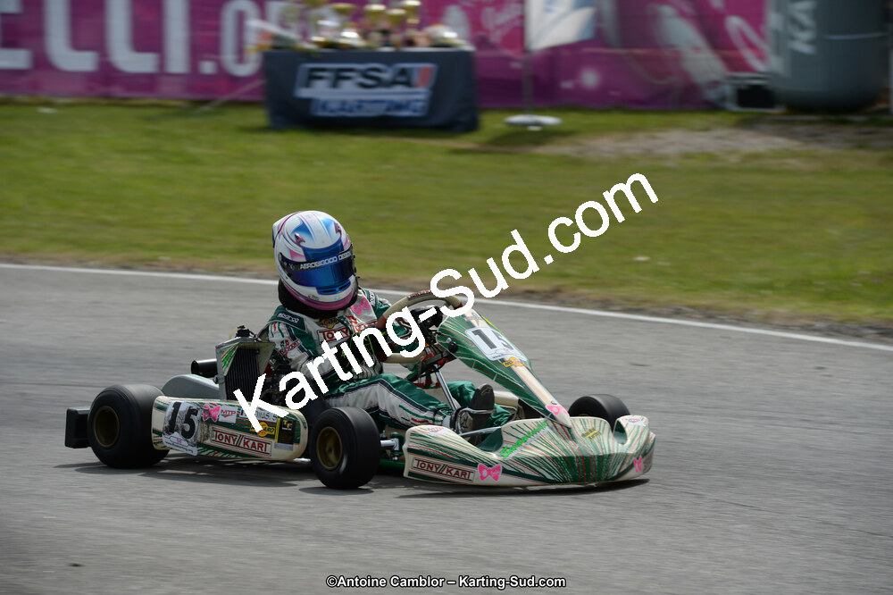 Sandra THOMAS — 13/07/2014 : Championnat de France Minime / Cadet / Féminin à Lavelanet (Photos Antoine Camblor) 2014 — karting