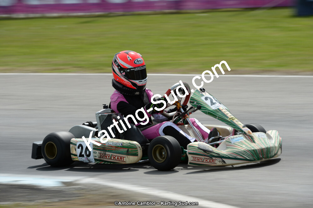 Olivia PAREDE — 13/07/2014 : Championnat de France Minime / Cadet / Féminin à Lavelanet (Photos Antoine Camblor) 2014 — karting
