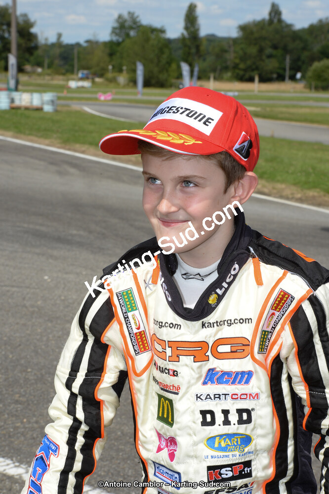 Théo POURCHAIRE — 13/07/2014 : Championnat de France Minime / Cadet / Féminin à Lavelanet (Photos Antoine Camblor) 2014 — karting