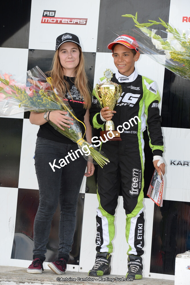 Adam ETEKI — 13/07/2014 : Championnat de France Minime / Cadet / Féminin à Lavelanet (Photos Antoine Camblor) 2014 — karting