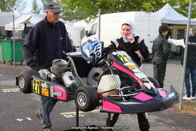 Emilie FARNIERE — 04 et 05/10/2014 : Championnat de France X30 et Trophée des Pyrénées KFS à Muret (Photos Stéphane Agnus) 2014 — karting