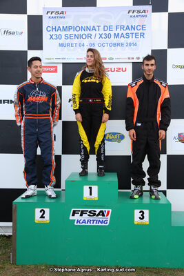 Anaïs PRIOUL — 04 et 05/10/2014 : Championnat de France X30 et Trophée des Pyrénées KFS à Muret (Photos Stéphane Agnus) 2014 — karting