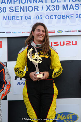 Anaïs PRIOUL — 04 et 05/10/2014 : Championnat de France X30 et Trophée des Pyrénées KFS à Muret (Photos Stéphane Agnus) 2014 — karting
