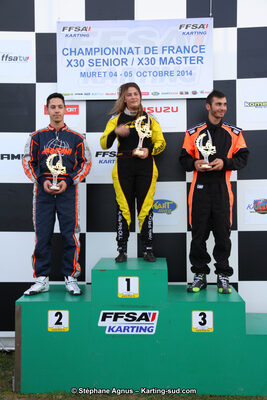 Anaïs PRIOUL — 04 et 05/10/2014 : Championnat de France X30 et Trophée des Pyrénées KFS à Muret (Photos Stéphane Agnus) 2014 — karting