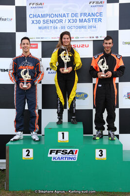Anaïs PRIOUL — 04 et 05/10/2014 : Championnat de France X30 et Trophée des Pyrénées KFS à Muret (Photos Stéphane Agnus) 2014 — karting