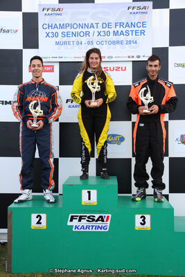Anaïs PRIOUL — 04 et 05/10/2014 : Championnat de France X30 et Trophée des Pyrénées KFS à Muret (Photos Stéphane Agnus) 2014 — karting