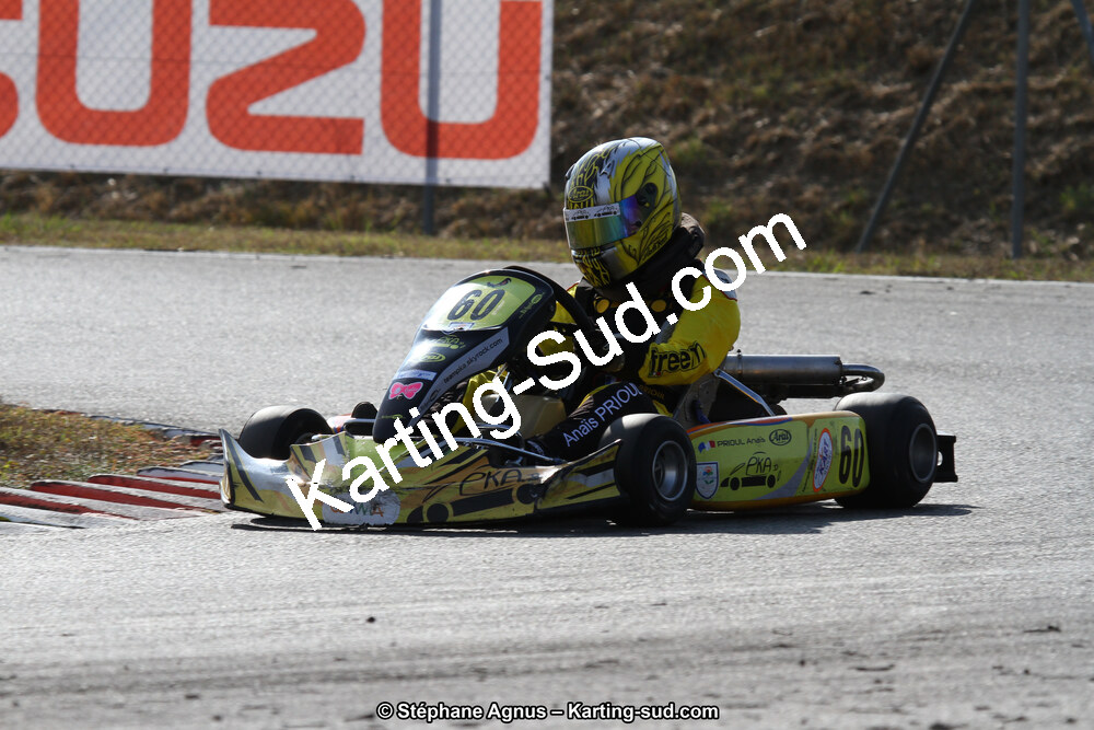 Anaïs PRIOUL — 04 et 05/10/2014 : Championnat de France X30 et Trophée des Pyrénées KFS à Muret (Photos Stéphane Agnus) 2014 — karting