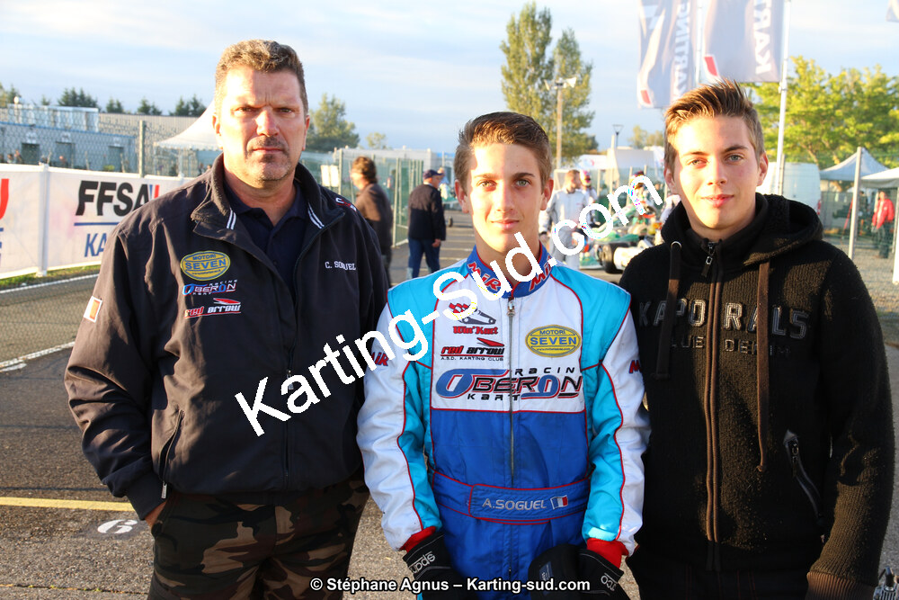Andy SOGUEL, Claude Alain SOGUEL, Yohan SOGUEL — 04 et 05/10/2014 : Championnat de France X30 et Trophée des Pyrénées KFS à Muret (Photos Stéphane Agnus) 2014 — karting