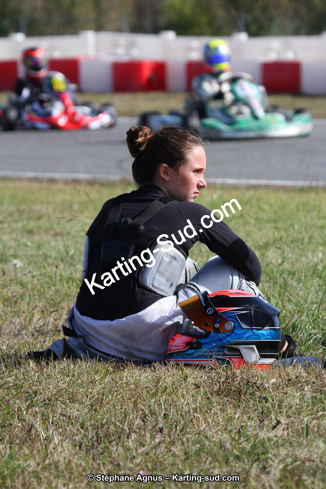 Cécile PERUZZARO — 04 et 05/10/2014 : Championnat de France X30 et Trophée des Pyrénées KFS à Muret (Photos Stéphane Agnus) 2014 — karting