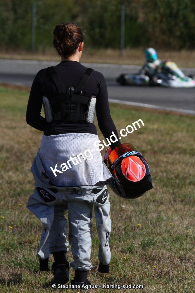 Cécile PERUZZARO — 04 et 05/10/2014 : Championnat de France X30 et Trophée des Pyrénées KFS à Muret (Photos Stéphane Agnus) 2014 — karting