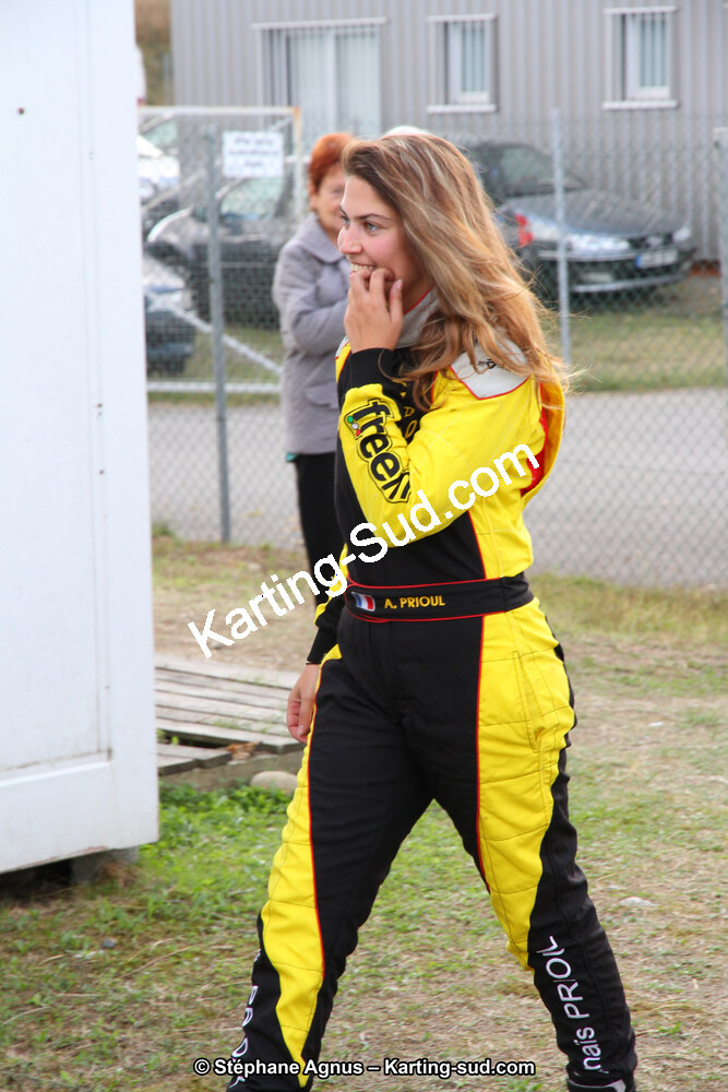 Anaïs PRIOUL — 04 et 05/10/2014 : Championnat de France X30 et Trophée des Pyrénées KFS à Muret (Photos Stéphane Agnus) 2014 — karting