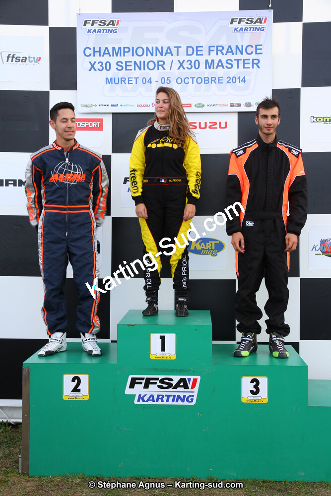 Anaïs PRIOUL — 04 et 05/10/2014 : Championnat de France X30 et Trophée des Pyrénées KFS à Muret (Photos Stéphane Agnus) 2014 — karting