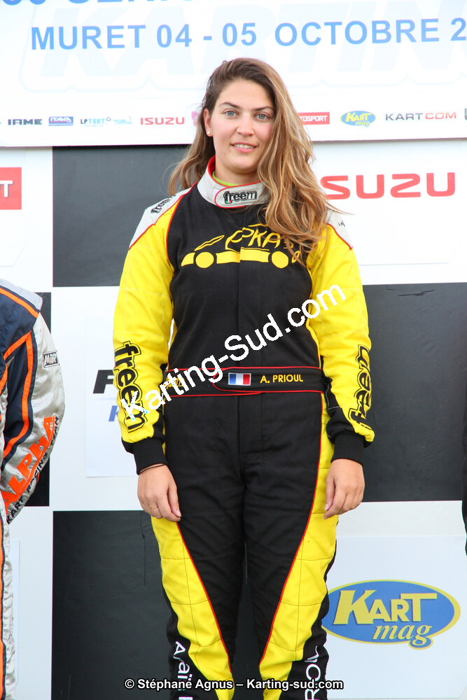 Anaïs PRIOUL — 04 et 05/10/2014 : Championnat de France X30 et Trophée des Pyrénées KFS à Muret (Photos Stéphane Agnus) 2014 — karting