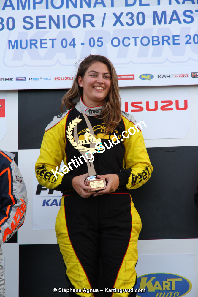 Anaïs PRIOUL — 04 et 05/10/2014 : Championnat de France X30 et Trophée des Pyrénées KFS à Muret (Photos Stéphane Agnus) 2014 — karting