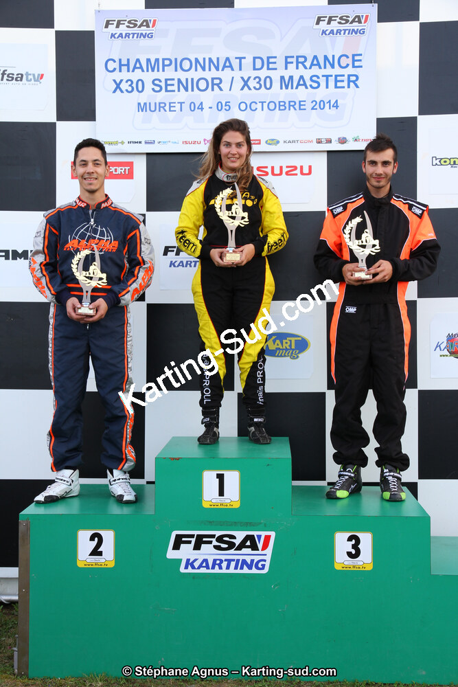 Anaïs PRIOUL — 04 et 05/10/2014 : Championnat de France X30 et Trophée des Pyrénées KFS à Muret (Photos Stéphane Agnus) 2014 — karting