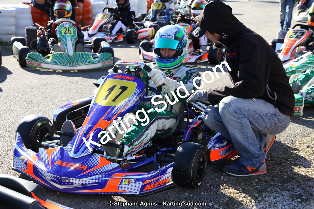 Mario DI MEGLIO — 22/02/2015 : Trophée Gangeois à Ganges (Photos Stéphane Agnus) 2015 — karting