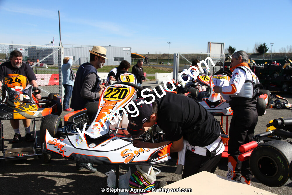 08/03/2015 : 1ère manche du Championnat du Sud à Muret (Photos Stéphane Agnus) 2015 — karting