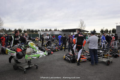 08/03/2015 : 1ère manche du Championnat du Sud à Muret (Photos Patrick Lascombes) 2015 — karting